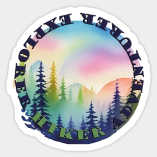 Exploring nature Sticker